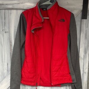 The North Face Women's Red and Gray Vest Medium